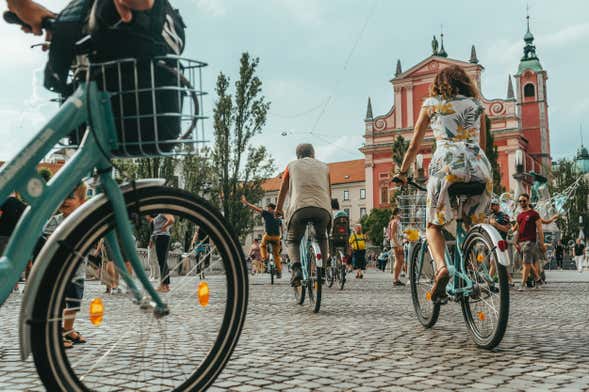 Tour en bicicleta por Liubliana